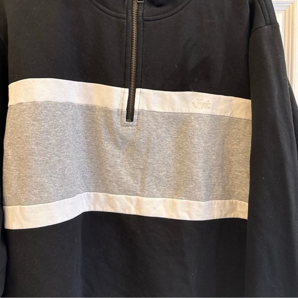 Lacoste Black and Gray Zip-Up Sweater - Picture 2 of 5
